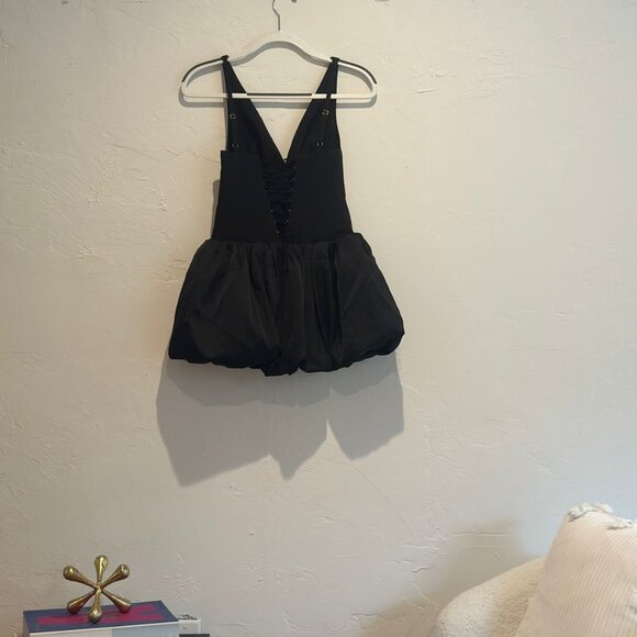 NWT - Oh Polly Anahita Micro Mini Dress - Black size 4 - Picture 4 of 8